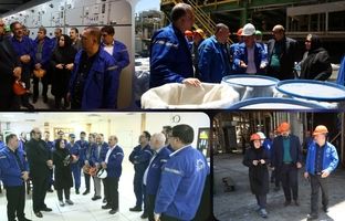  بازدید اعضای هیئت مدیره پتروشیمی شازند از واحدهای تولیدی مجتمع