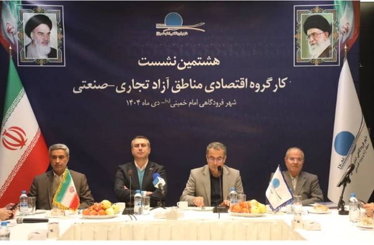 ️نشست کارگروه اقتصادی مناطق آزاد تجاری ـ صنعتی به میزبانی شهر فرودگاهی امام خمینی(ره) برگزار شد