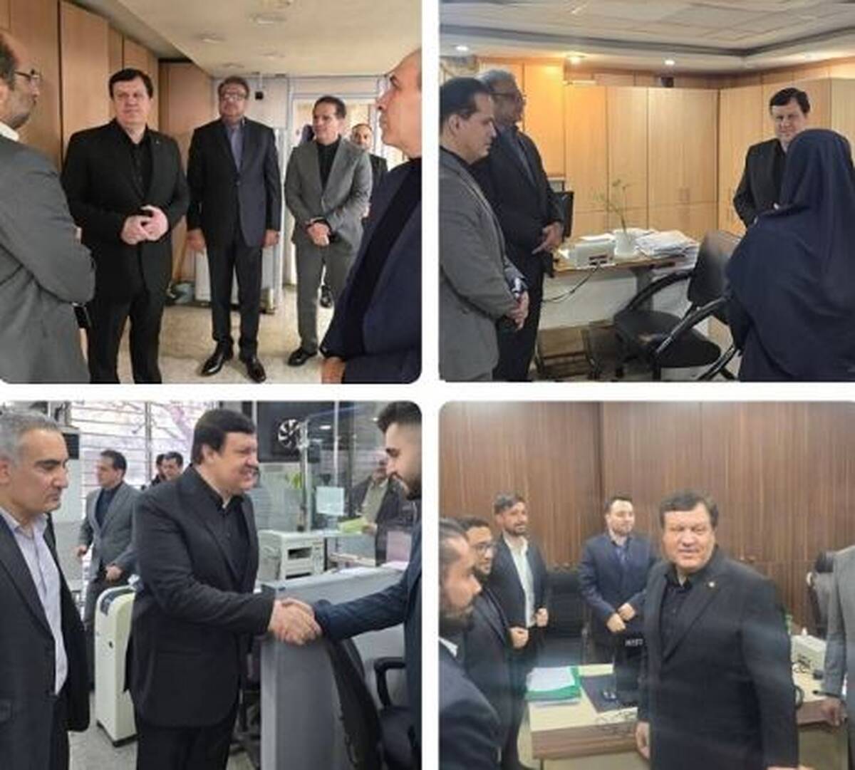 بازدیدهای مستمر و روزانه مدیرعامل و مدیران بانک ملت از شعب و واحدهای ستادی /تاکید بر ارائه خدمات مطلوب بانکی به مشتریان