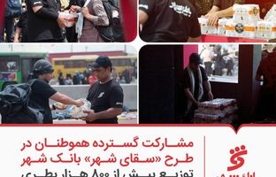 توزیع بیش از 800 هزار بطری آب میان زائران حسینی
