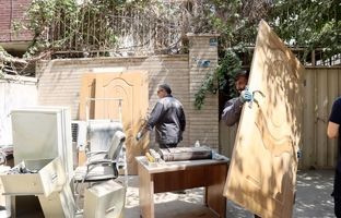 رفع آسیب‌های جنگ ۱۲ روزه در ناحیه۲ با همکاری مردم و شهرداری منطقه۴