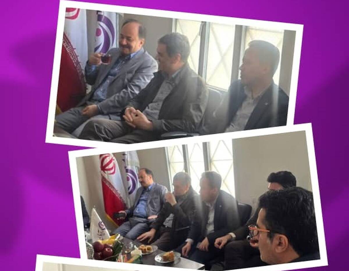 بازدید رئیس کل بیمه مرکزی از شعبه بیمه آرمان در استان همدان
