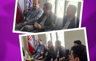 بازدید رئیس کل بیمه مرکزی از شعبه بیمه آرمان در استان همدان