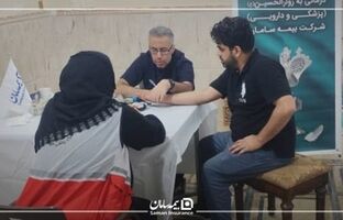 بیش از ۶۰۰ مراجعه روزانه به موکب درمانی بیمه سامان در کربلا