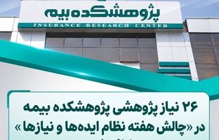 پژوهشکده بیمه ۲۶ نیاز پژوهشی را در «چالش هفته نظام ایده‌ها و نیازها» ارائه کرد