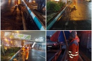 درپی بارش برف زمستانه؛ آمادگی کامل نیروهای خدمات شهری ناحیه یک