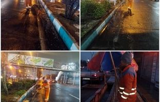 درپی بارش برف زمستانه؛ آمادگی کامل نیروهای خدمات شهری ناحیه یک