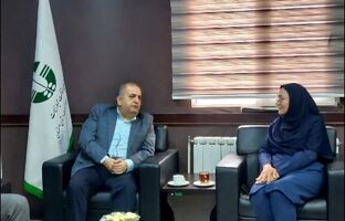 دیدار مدیرعامل ذوب آهن اصفهان با سرپرست اداره کل حفاظت محیط زیست اصفهان