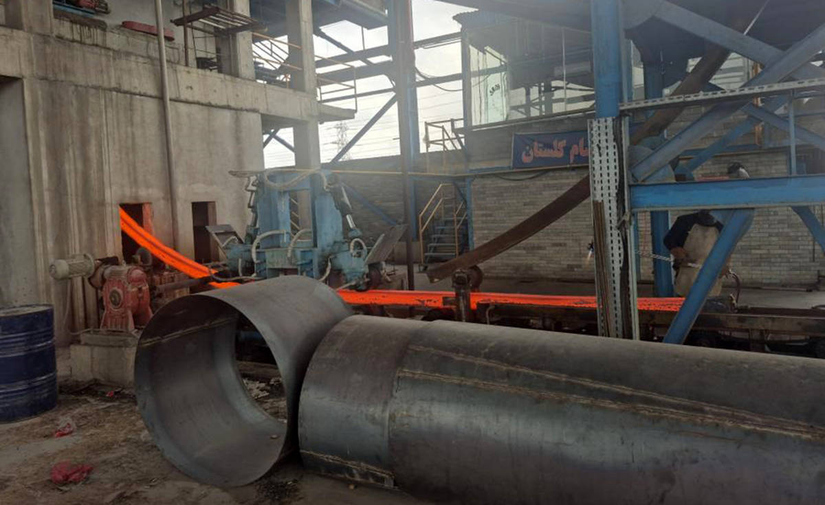 شرکت فولاد و ذوب رسام گلستان با حمایت بانک صنعت و معدن به مدار تولید پیوست