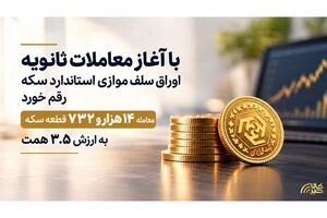 معامله ۱۴ هزار و ۷۳۲ قطعه سکه به ارزش ۳.۵ همت