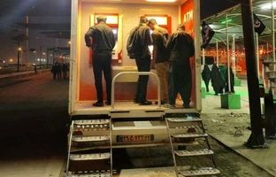 استقرار خودپردازهای سیار بانک ملت در مناطق مرزی با کشور عراق