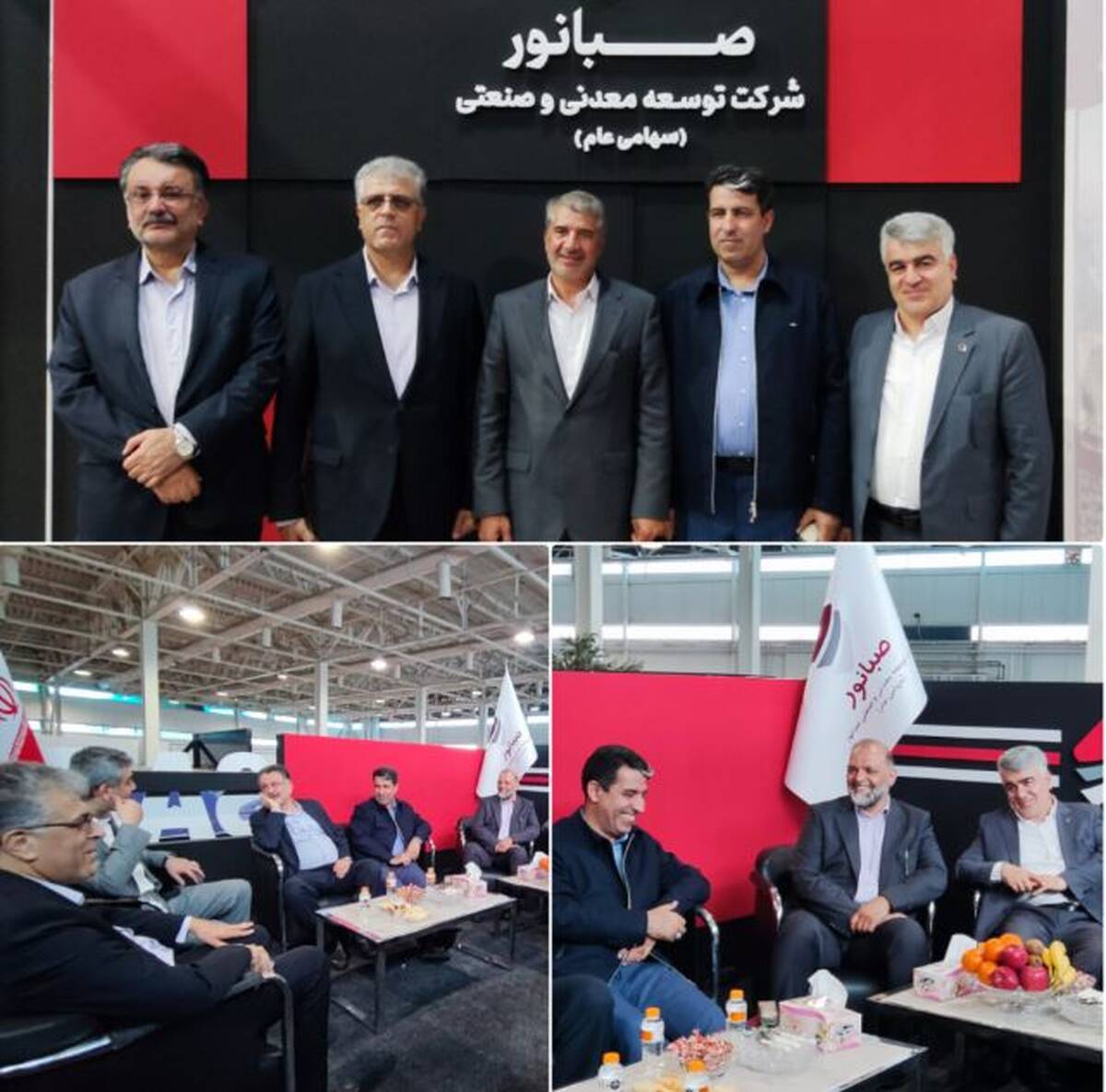 بازدید دکتر انارکی محمدی، نماینده رفسنجان و عضو کمیسیون اقتصادی مجلس شورای اسلامی از غرفه صبانور