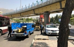 انجام ایمن‌سازی پل تقاطع چمران - یمن بدون توقف ترافیکی