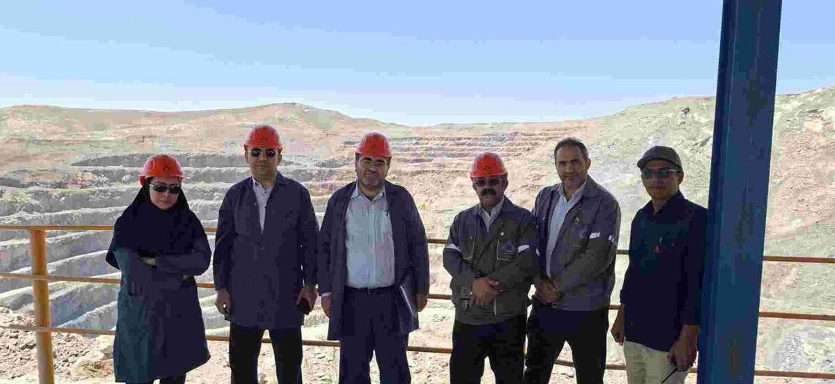 بازدید مدیران حوزه حسابرسی و ارزیابی عملکرد ایمپاسکو از مجتمع انگوران