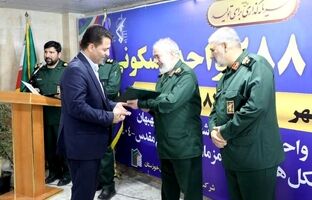  افتتاح پروژه ۲۸۸ واحدی سپاه خوزستان با مشارکت بانک مسکن / قدردانی جانشین فرمانده کل سپاه از عملکرد بانک مسکن