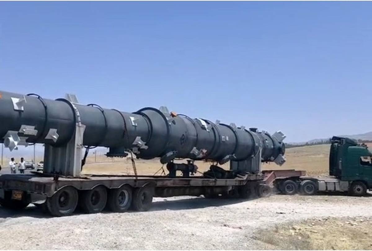 ورود بلندترین تاور پروژه پتروشیمی دهدشت به سایت این شرکت