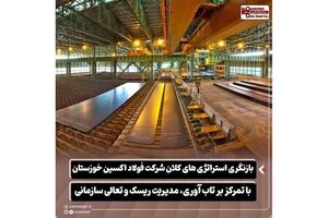 بازنگری استراتژی های کلان شرکت فولاد اکسین خوزستان با تمرکز بر تاب آوری، مدیریت ریسک و تعالی سازمانی