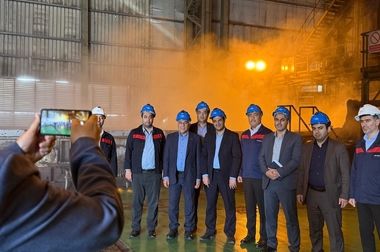 نشست مدیران عامل فولاد اکسین و گروه صنعتی سدید با محوریت تأمین ورق لوله‌های خطوط انرژی کشور