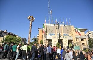 تندیس مقاومت و ایثار؛ رونمایی از المان‌های یادبود شهدای جنگ ۱۲ روزه در منطقه یک