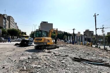 زیباسازی منظر شهری بلوار قیصر امین پور
