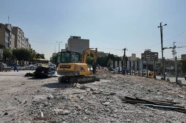 پل مکانیزه کوی نصر ساماندهی شد