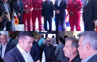 درخشش آتش نشانان پالایشگاه بندرعباس در واکنش سریع به حادثه اسکله شهید رجایی