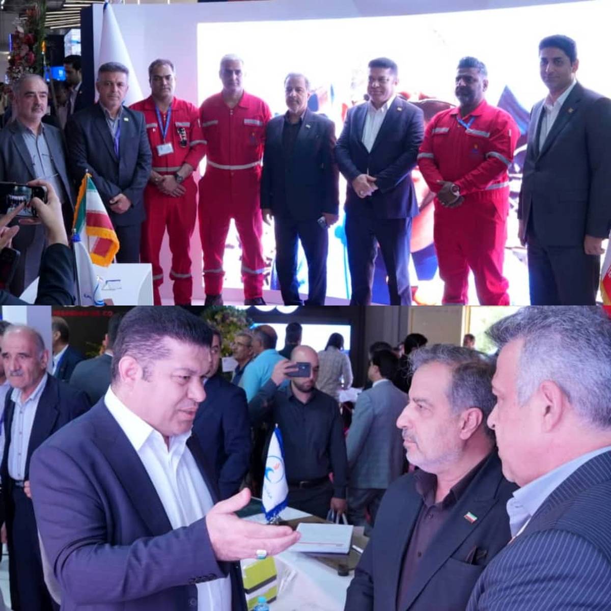 درخشش آتش نشانان پالایشگاه بندرعباس در واکنش سریع به حادثه اسکله شهید رجایی