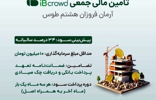 آغاز تامین مالی جمعی شرکت «آرمان فروزان هشتم طوس» از بستر سکوی آی بی کراد