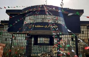 طنین سرودهای انقلابی  و حرکت کاروان خودرویی در منطقه2 
