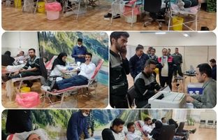 اهدای ۷۵ واحد خون توسط کارکنان شرکت فولاد آلیاژی ایران به مناسبت هفته بسیج