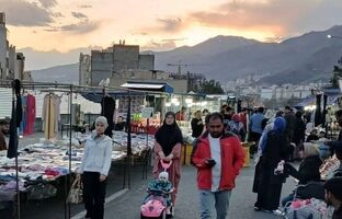 آغاز به کار نخستین روز بازار منطقه ای سال جدید در شمیران