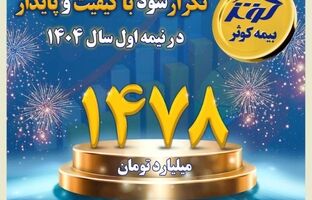 کوثر در بین سه شرکت برتر سودآور صنعت بیمه
