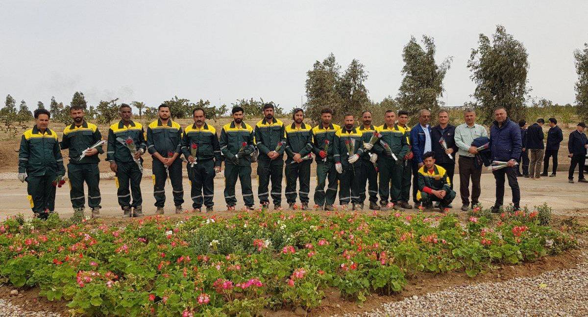  ۵۰۰ اصله نهال در فولاد خوزستان کاشته شد