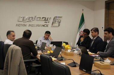بازدید رییس کل بیمه مرکزی از شعبه چالوس بیمه نوین