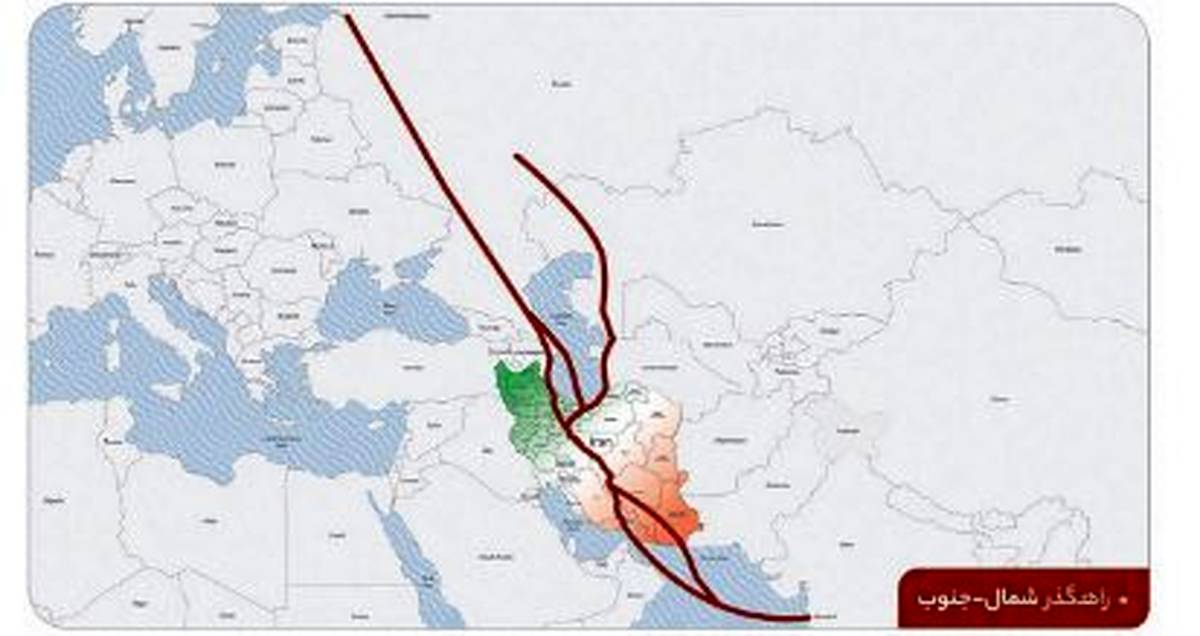 امکان افزایش ۱۰ تا ۱۵ میلیون تُنی ظرفیت کریدور شمال و جنوب
