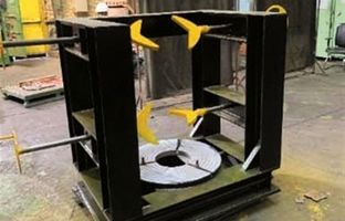 طراحی و ساخت ساپورت ویژه دمونتاژ و مونتاژ سیلندرهای هیدرولیک