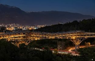 پل طبیعت پنجشنبه شب طلایی می‌شود