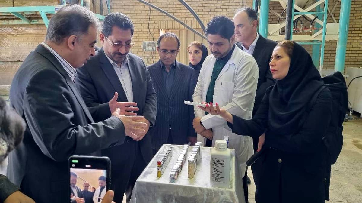 بهره برداری ازکارخانه عناصر نادرخاکی تجلی با حضور وزیر صمت