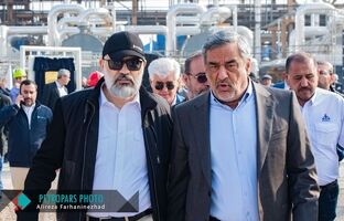 گزارش تصویری مراسم راه‌اندازی Train D واحد فرآورش مرکزی میدان مشترک آزادگان جنوبی (CTEP)