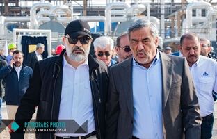 گزارش تصویری مراسم راه‌اندازی Train D واحد فرآورش مرکزی میدان مشترک آزادگان جنوبی (CTEP)