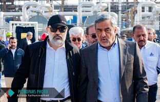 گزارش تصویری مراسم راه‌اندازی Train D واحد فرآورش مرکزی میدان مشترک آزادگان جنوبی (CTEP)