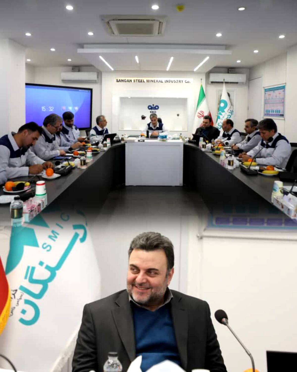 معارفه معاون جدید در فولاد سنگان