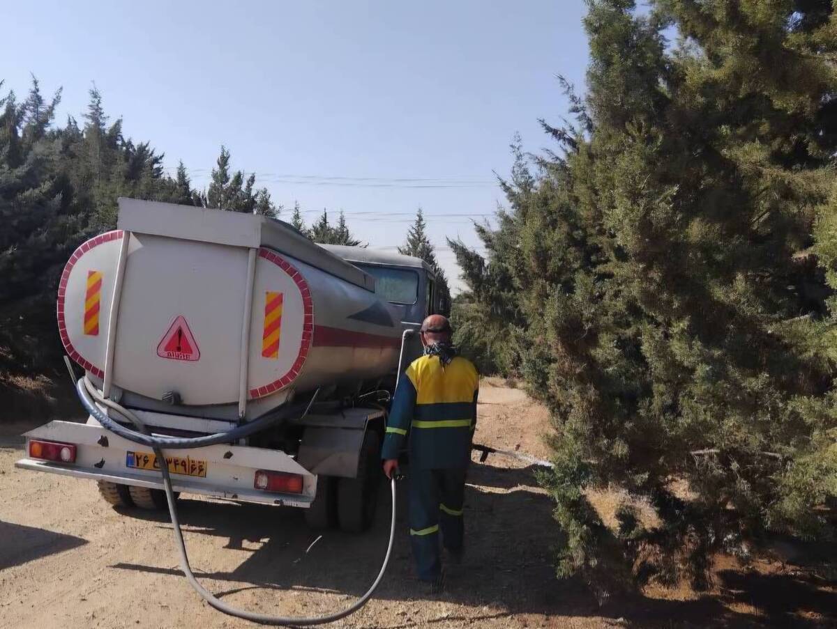 بسیج ناوگان آبرسان شهرداری تهران