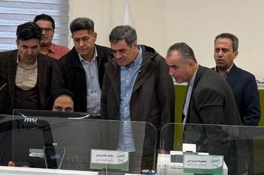 بازدید رییس کل بیمه مرکزی از شعبه استان اردبیل صندوق تأمین خسارت‌های بدنی