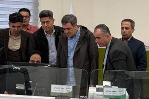 بازدید سرزده رئیس کل بیمه مرکزی از شعبه نوشهر بیمه البرز