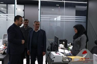 مدیرعامل صبانور از دفتر شرکت صباامید غرب خاورمیانه در تهران بازدید کرد/تأکید بر بهره‌برداری به موقع پروژه گندله‌سازی بیجار
