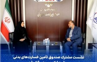 نشست مشترک صندوق تأمین خسارت‌های بدنی و پژوهشکده بیمه برگزار شد
