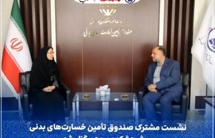 نشست مشترک صندوق تأمین خسارت‌های بدنی و پژوهشکده بیمه برگزار شد