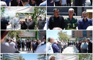 خادمین حسینی منطقه9 بدرقه شدند