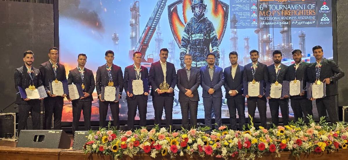 پتروشیمی زاگرس با اقتدار قهرمان ششمین المپیاد آتش نشانان وزارت نفت شد